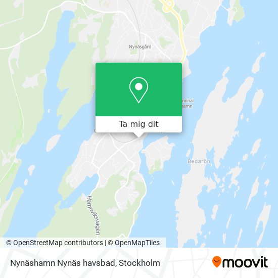 Nynäshamn Nynäs havsbad karta