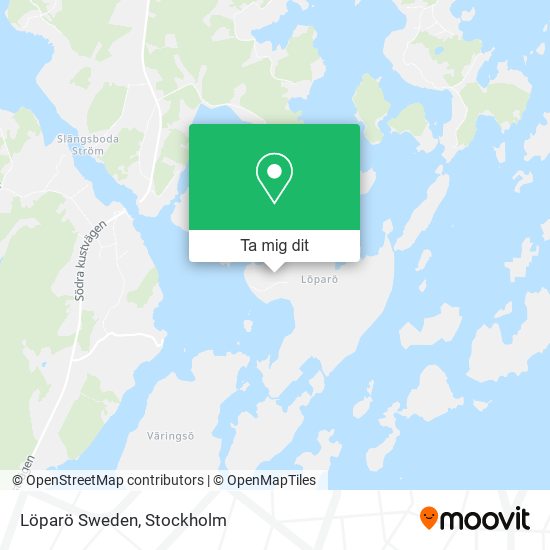 Löparö Sweden karta