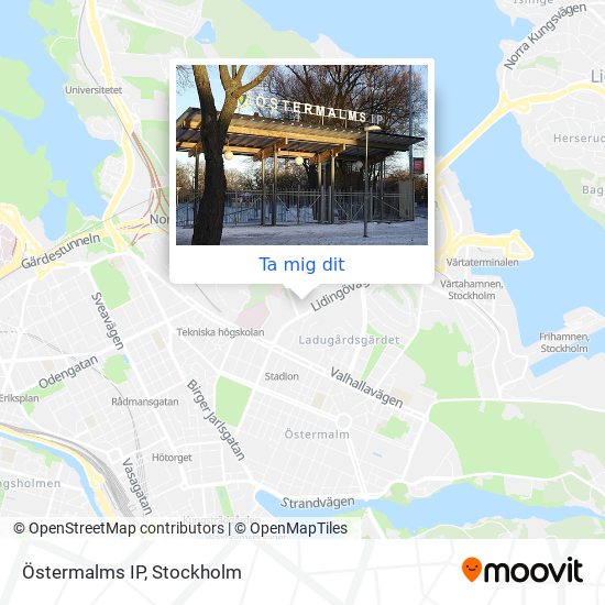 Östermalms IP karta