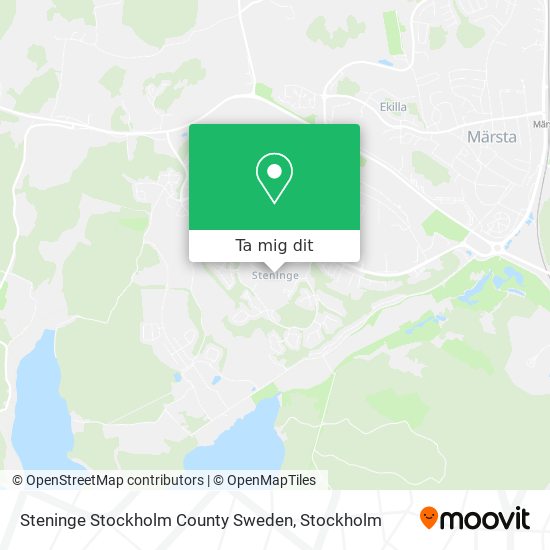 Steninge Stockholm County Sweden karta