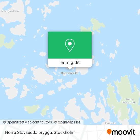 Norra Stavsudda brygga karta