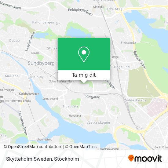 Skytteholm Sweden karta