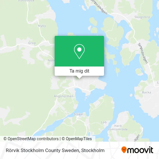 Rörvik Stockholm County Sweden karta