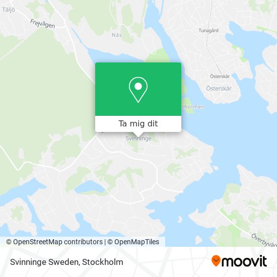 Svinninge Sweden karta