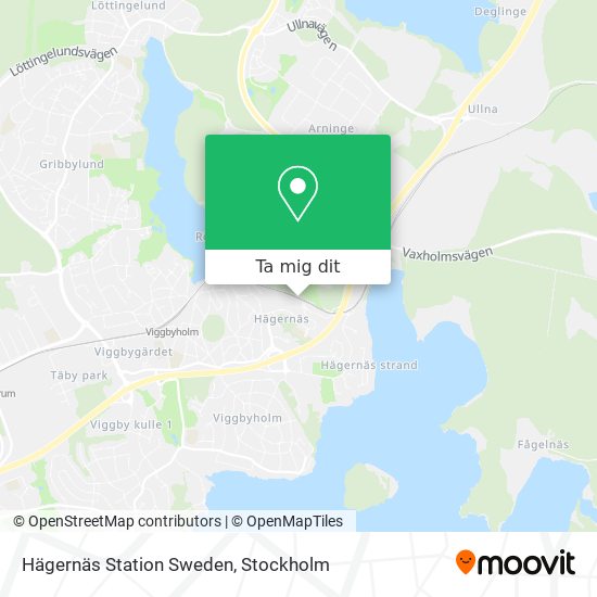 Hägernäs Station Sweden karta