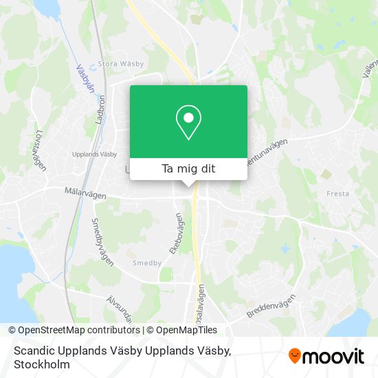 Scandic Upplands Väsby Upplands Väsby karta