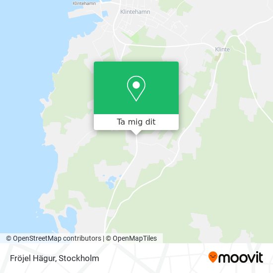 Fröjel Hägur karta