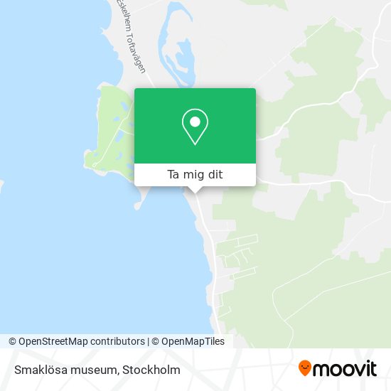 Smaklösa museum karta