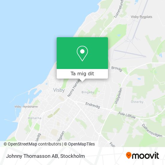 Johnny Thomasson AB karta