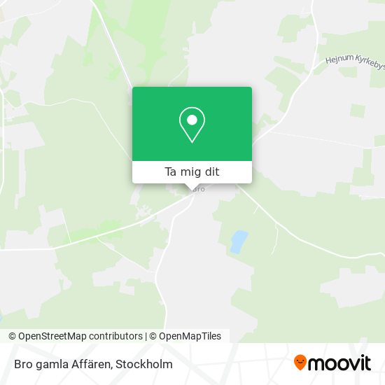 Bro gamla Affären karta