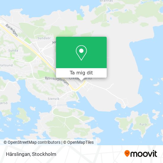 Hårslingan karta