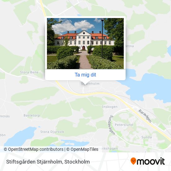 Stiftsgården Stjärnholm karta