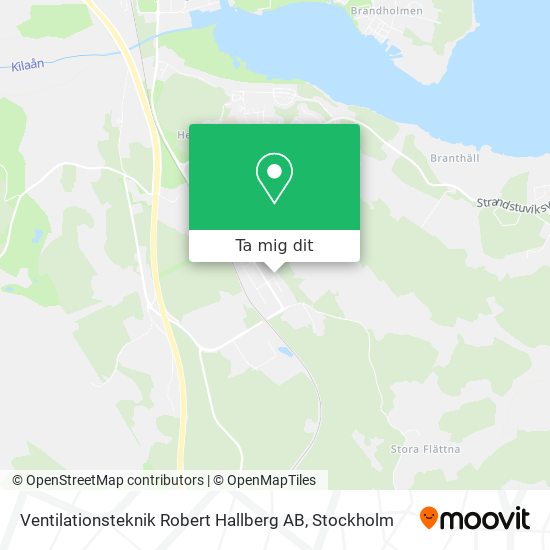 Ventilationsteknik Robert Hallberg AB karta