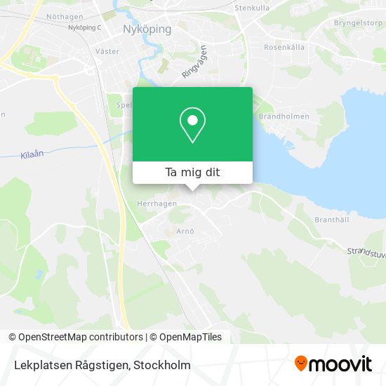 Lekplatsen Rågstigen karta