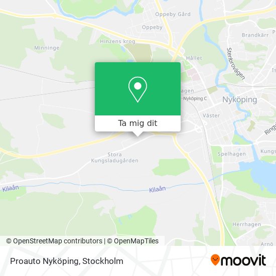 Proauto Nyköping karta