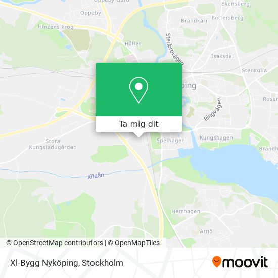 Xl-Bygg Nyköping karta