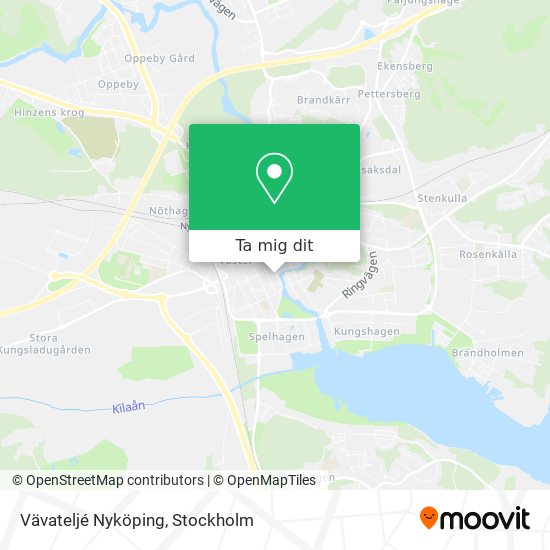 Vävateljé Nyköping karta