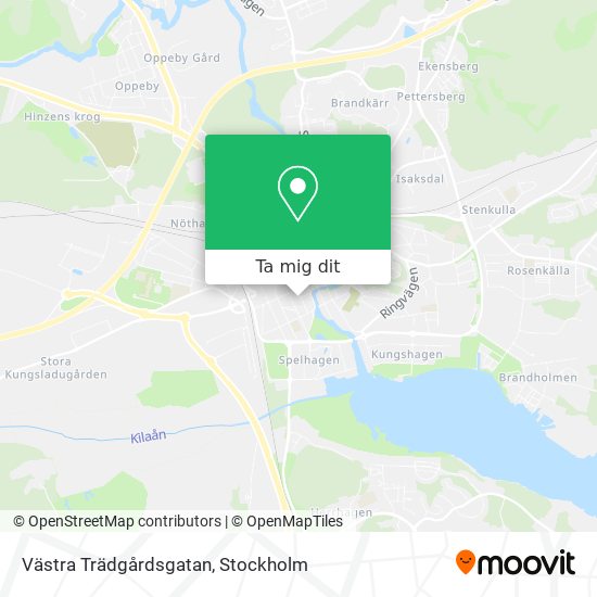 Västra Trädgårdsgatan karta