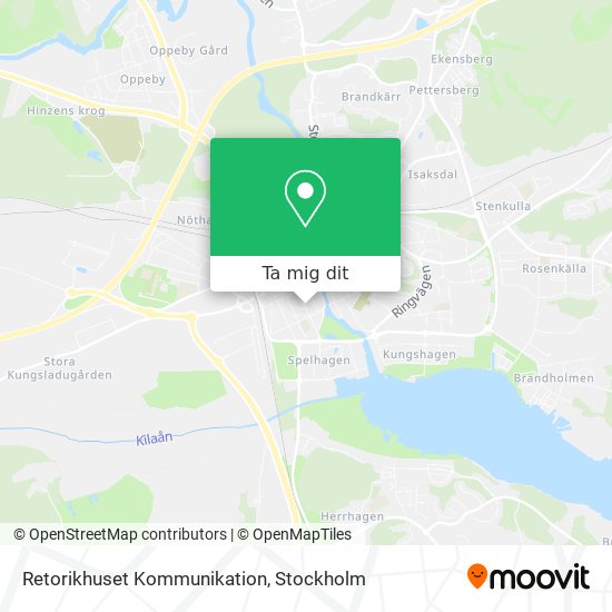 Retorikhuset Kommunikation karta