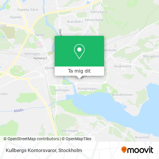 Kullbergs Kontorsvaror karta