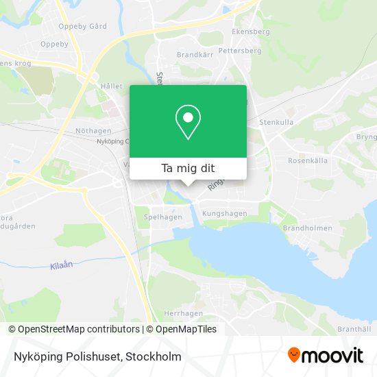 Nyköping Polishuset karta