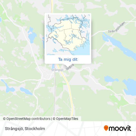 Strångsjö karta