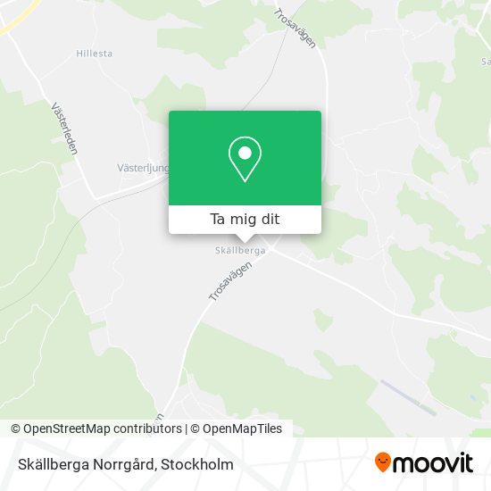 Skällberga Norrgård karta
