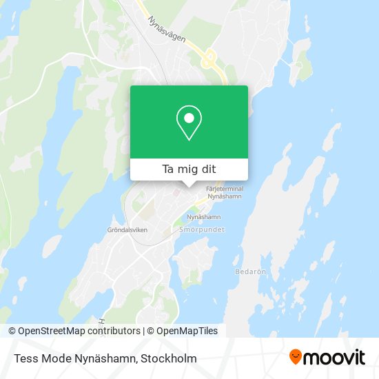 Tess Mode Nynäshamn karta