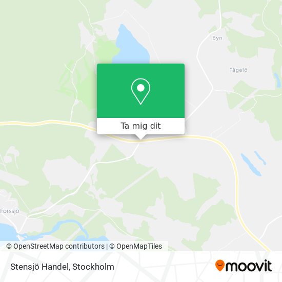 Stensjö Handel karta