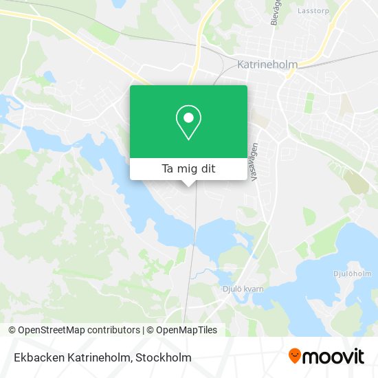 Ekbacken Katrineholm karta