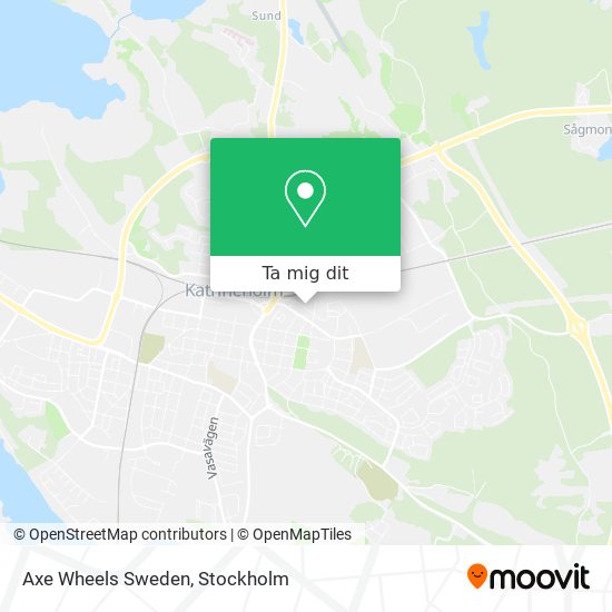 Axe Wheels Sweden karta
