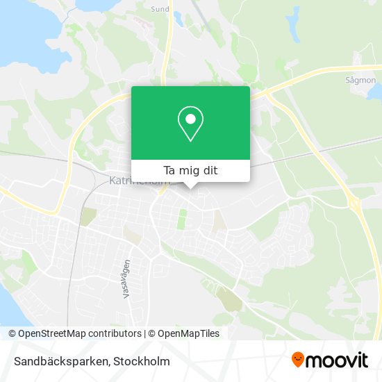 Sandbäcksparken karta