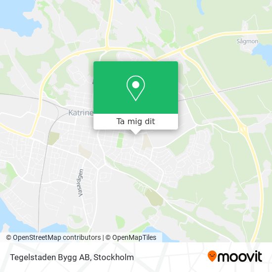 Tegelstaden Bygg AB karta