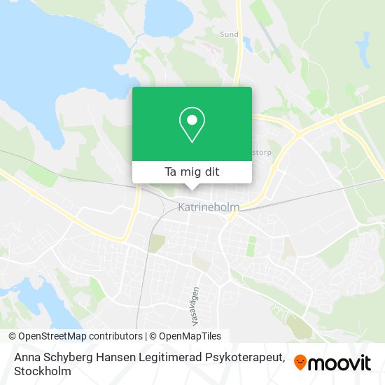 Anna Schyberg Hansen Legitimerad Psykoterapeut karta
