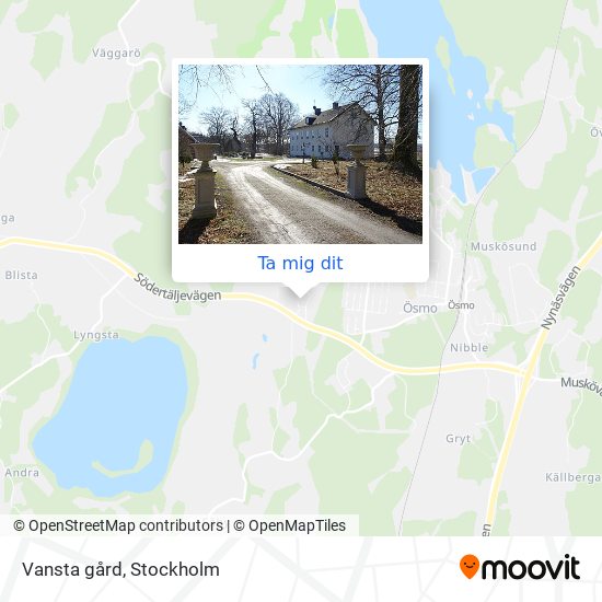 Vansta gård karta