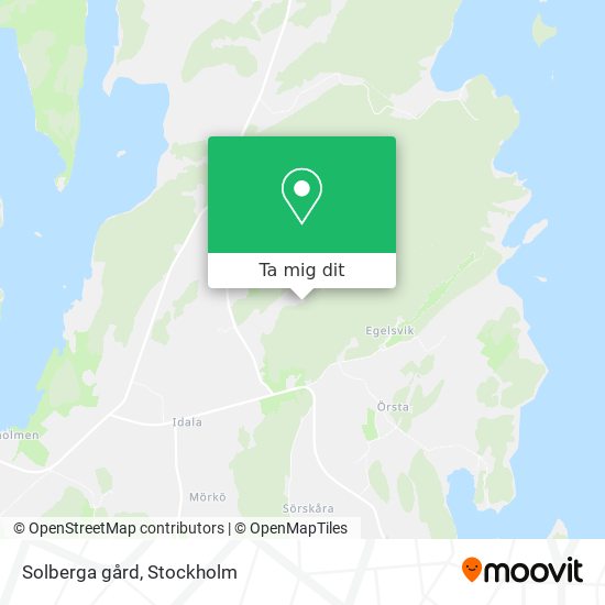Solberga gård karta