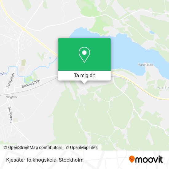 Kjesäter folkhögskola karta