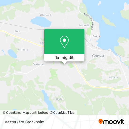 Västerkärv karta