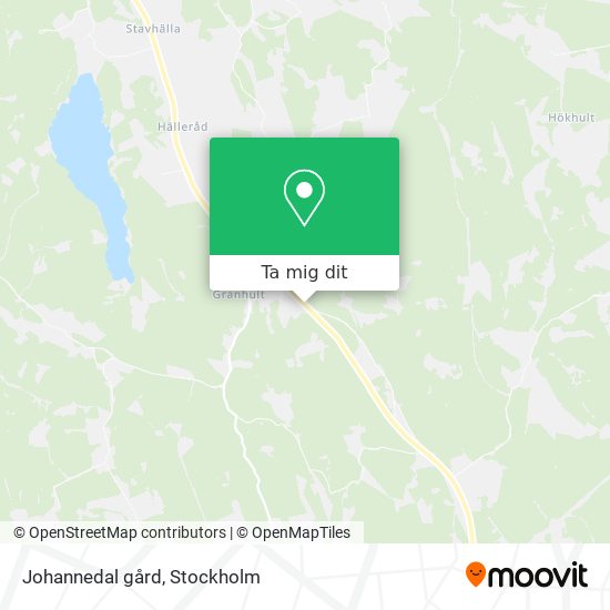 Johannedal gård karta