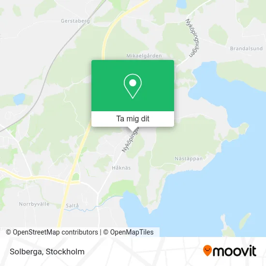 Solberga karta