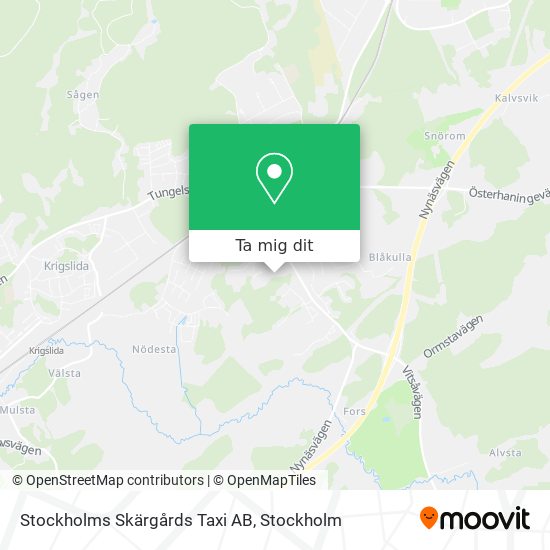 Stockholms Skärgårds Taxi AB karta