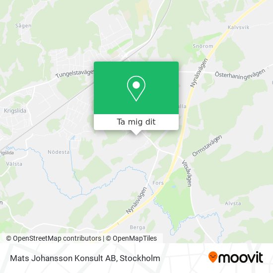 Mats Johansson Konsult AB karta