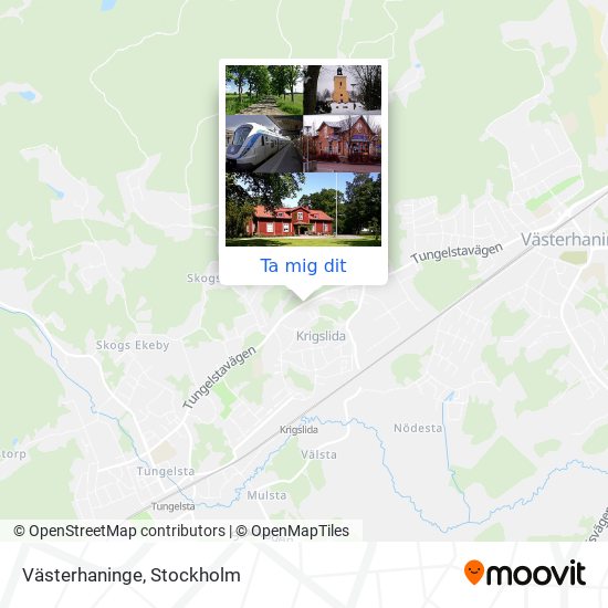 Västerhaninge karta