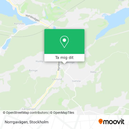 Norrgavägen karta