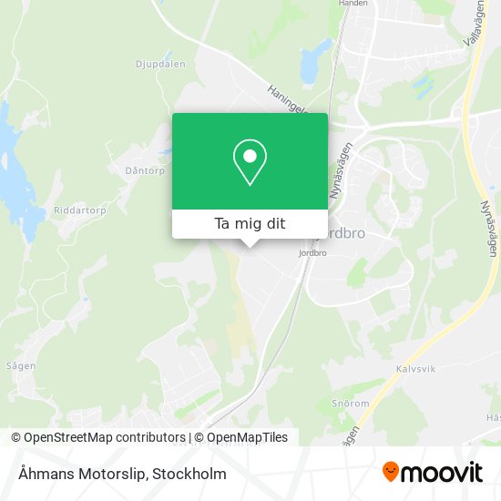 Åhmans Motorslip karta