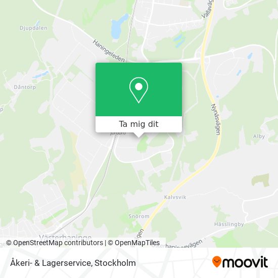 Åkeri- & Lagerservice karta