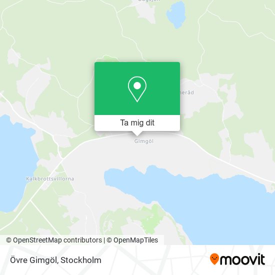 Övre Gimgöl karta