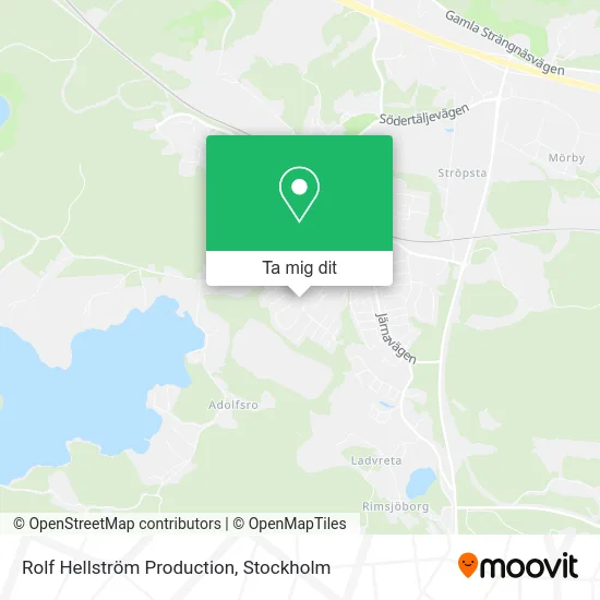 Rolf Hellström Production karta