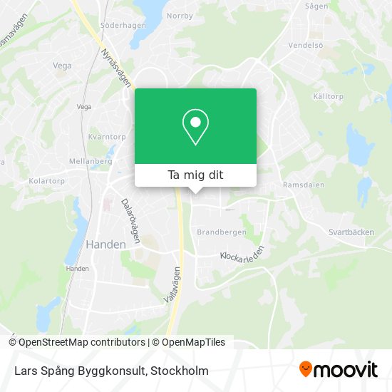 Lars Spång Byggkonsult karta
