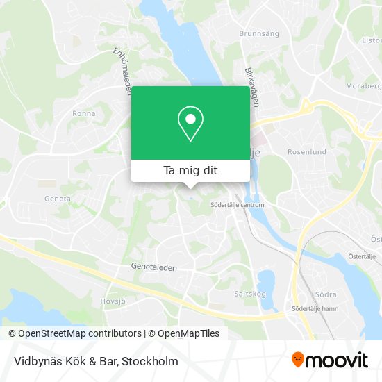 Vidbynäs Kök & Bar karta